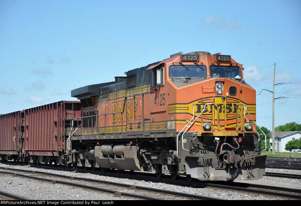 Tied down ballast train